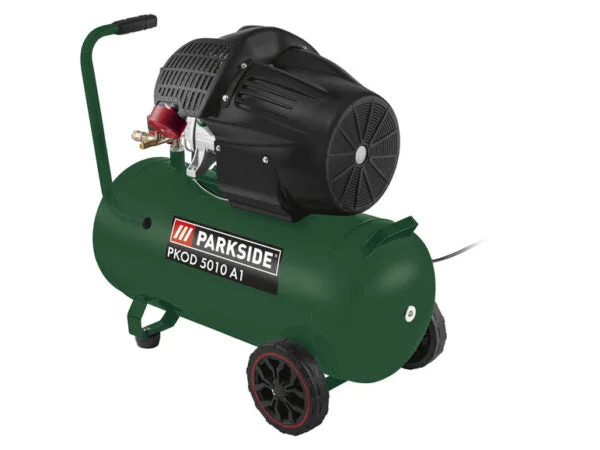 PARKSIDE Compressore a doppio cilindro PKOD 5010 A1 vista laterale